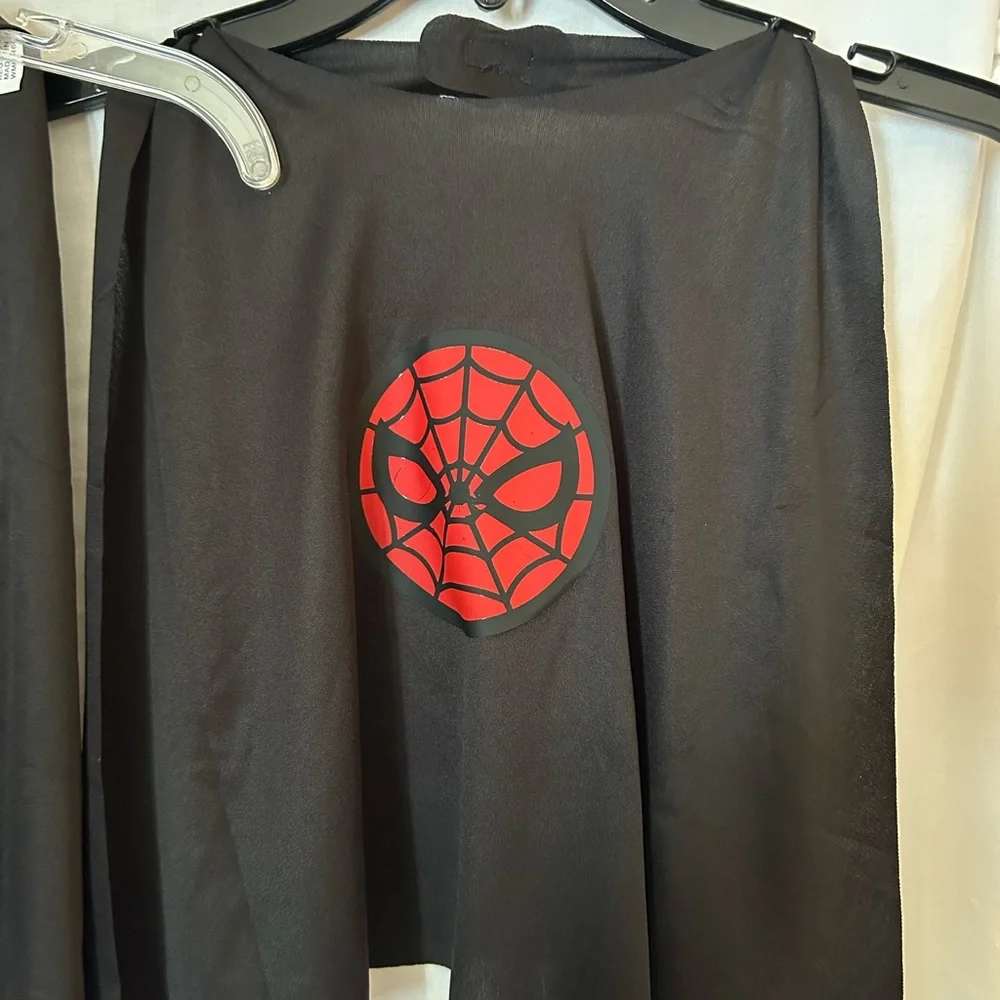 Black Cape‎ with Red Spider Emblem